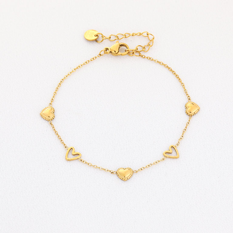 Armband hart (open en dicht)