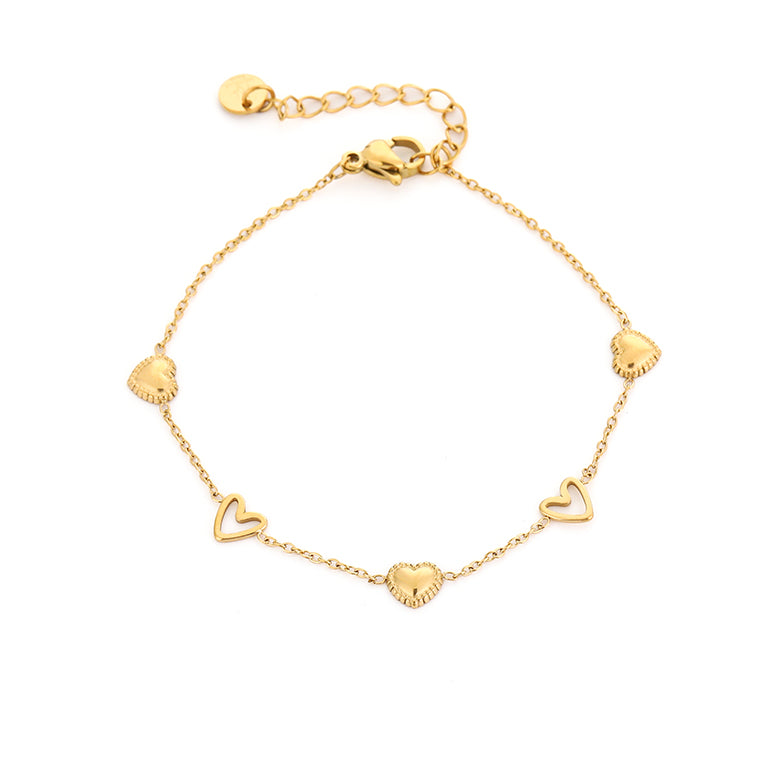 Armband hart (open en dicht)