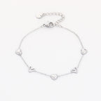 Armband hart (open en dicht)