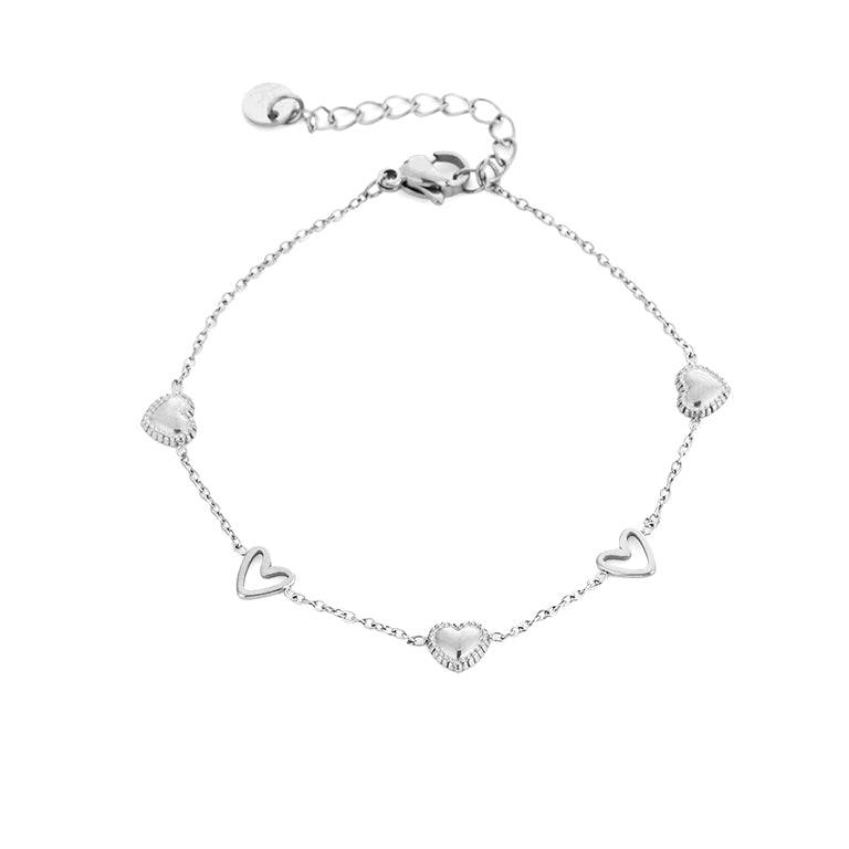 Armband hart (open en dicht)