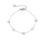Armband hart (open en dicht)