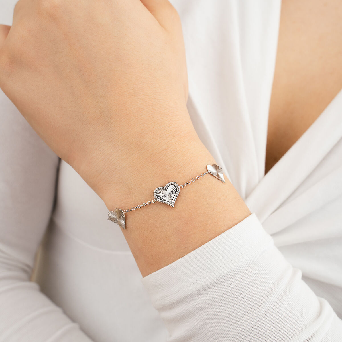 Armband hartjes