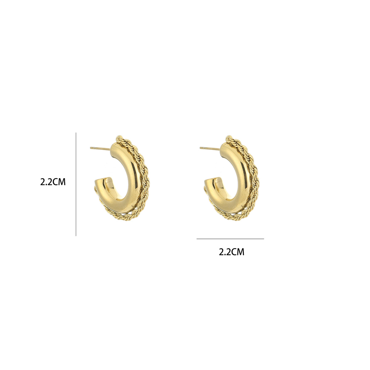 Bali hoop steker klein