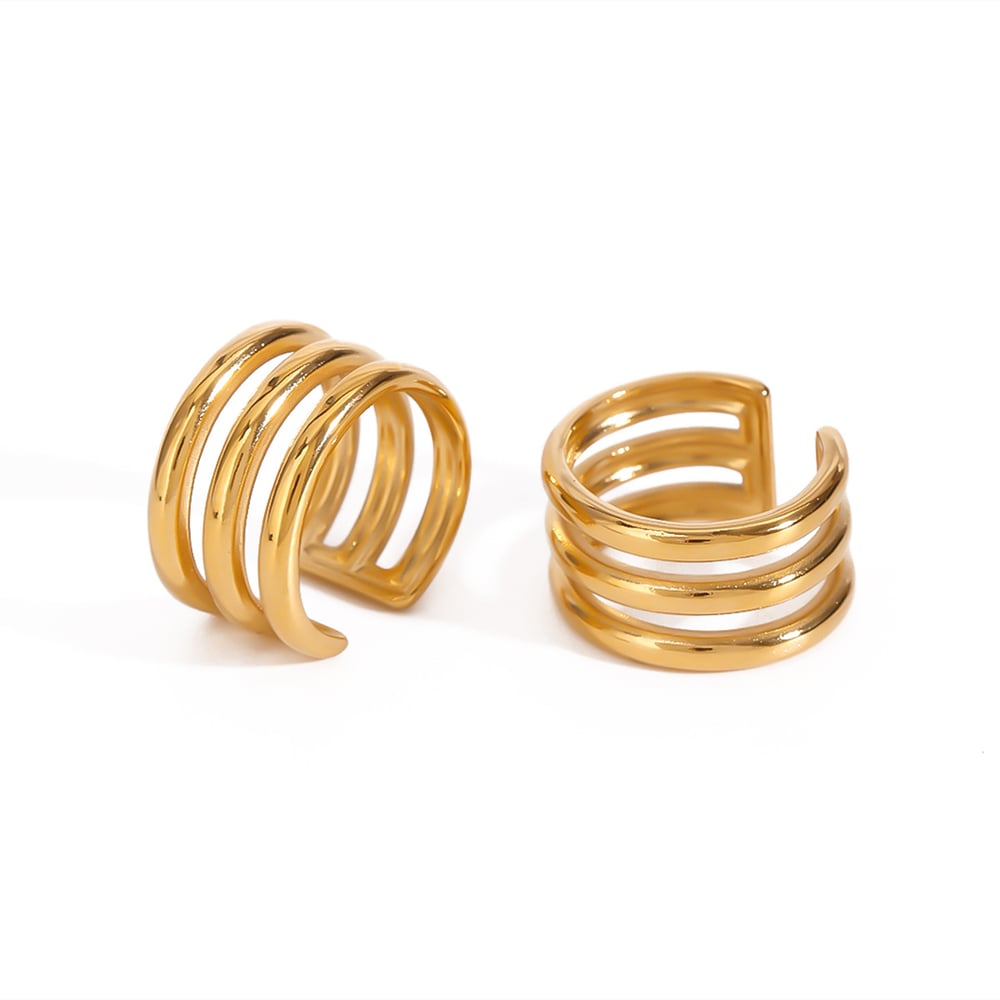 Earcuff drie lijnen