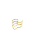 Earcuff fijn drie traps