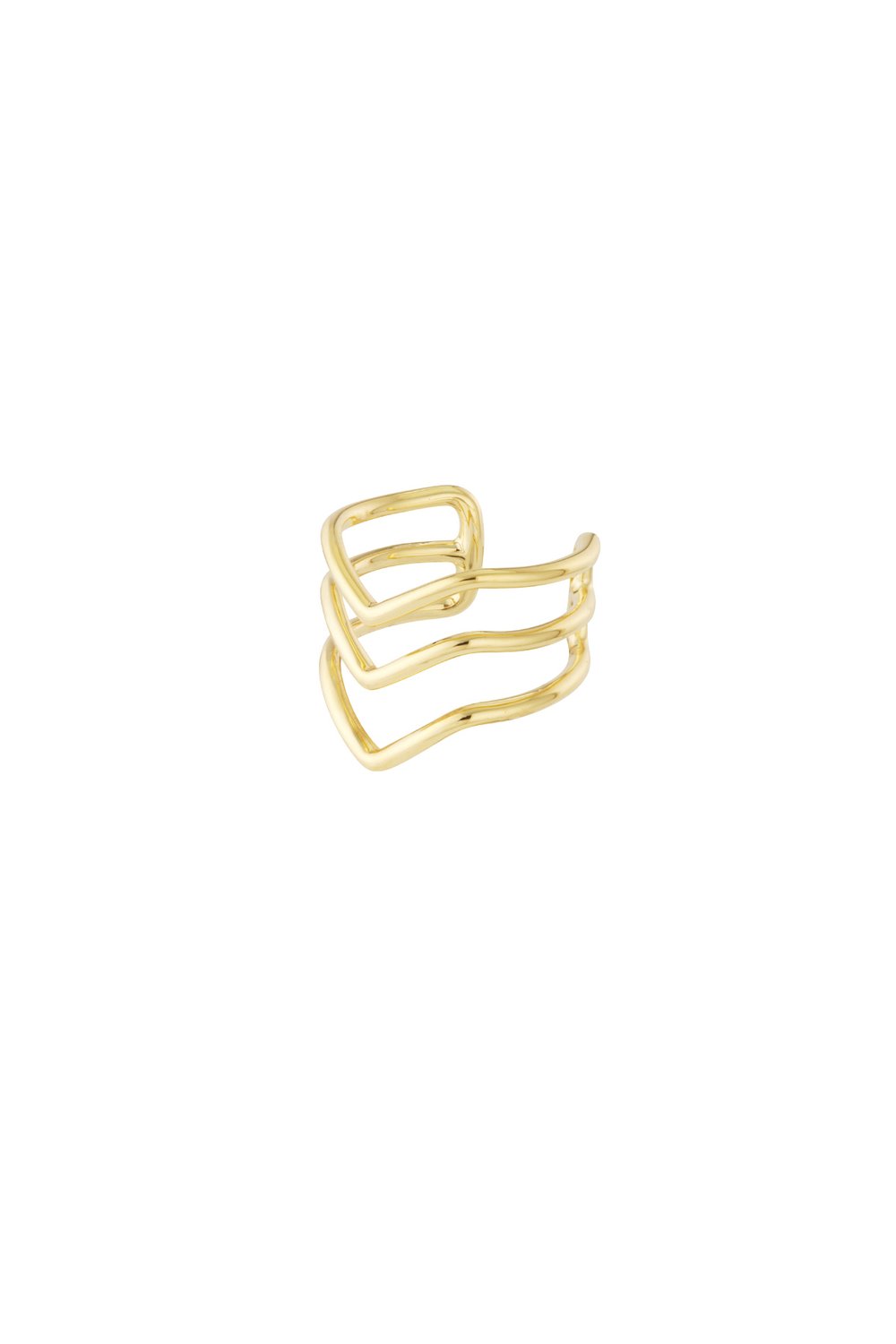 Earcuff fijn drie traps