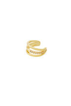 Earcuff met subtiele glitter