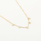 Ketting hartjes strass