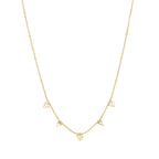 Ketting hartjes strass
